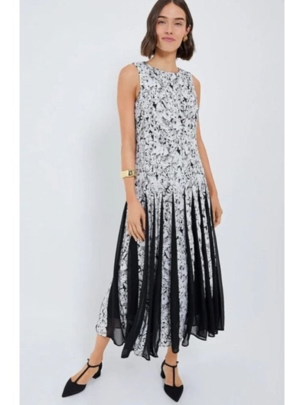 Tuckernuck Gray Gardens Andi Dress Women's Size 6 in Midnight Garden NWT!